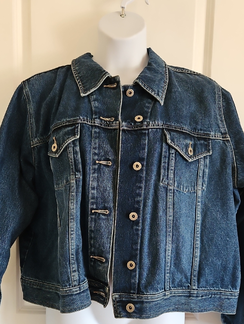 Venezia Jeans Classic Dark Blue Denim Jean Jacket
